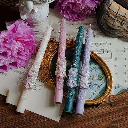 Bougie Romantique en Relief