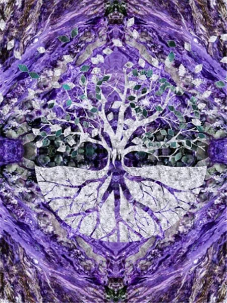 Tableau Moderne Art Arbre de Vie