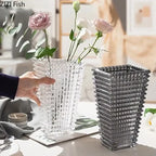 Vase en Cristal Transparent