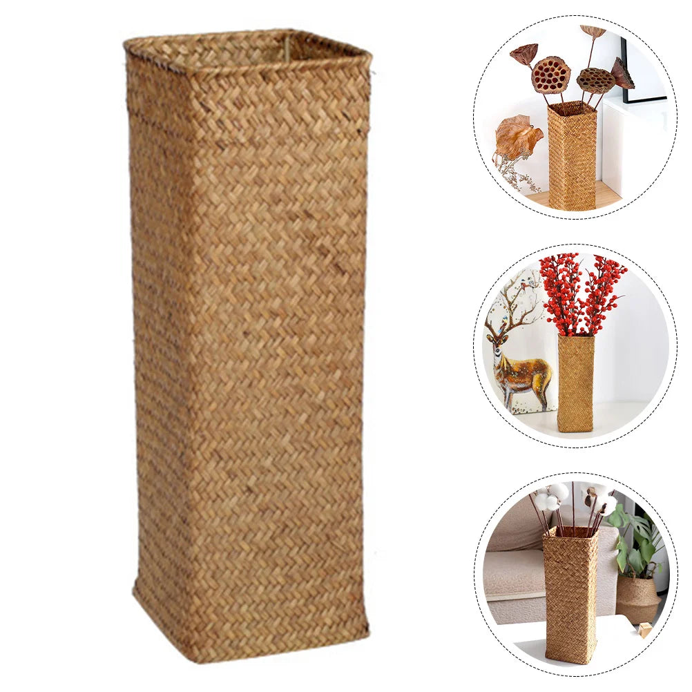 Grand Vase en Osier