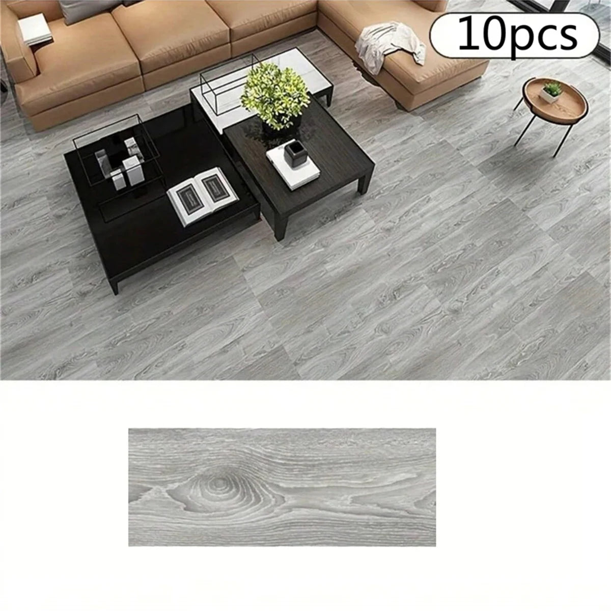 Autocollant de Sol effet bois