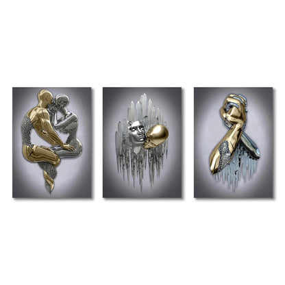 Tableau Moderne Art Design Couple