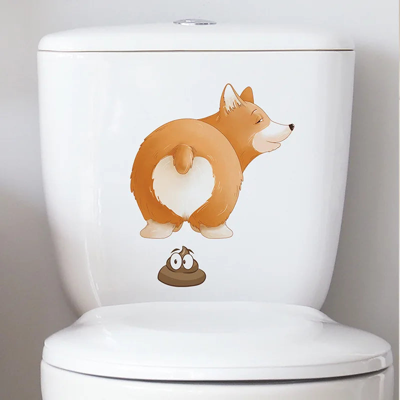 Autocollant Mural Plante WC