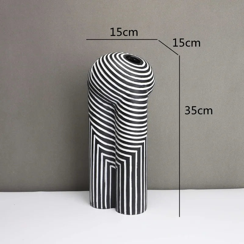 Vase en Résine design Abstrait
