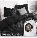 Parure Housse de Couette Motif Marbre