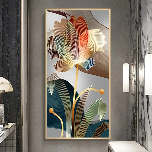 Tableau Moderne Art Fleur