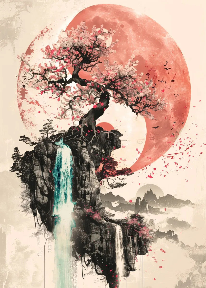 Tableau Moderne Art Asie