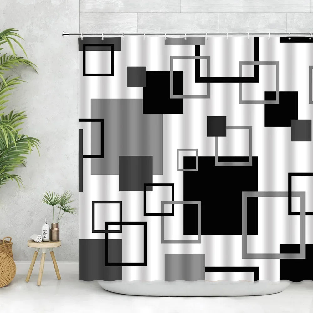 Rideau de Douche en Tissu