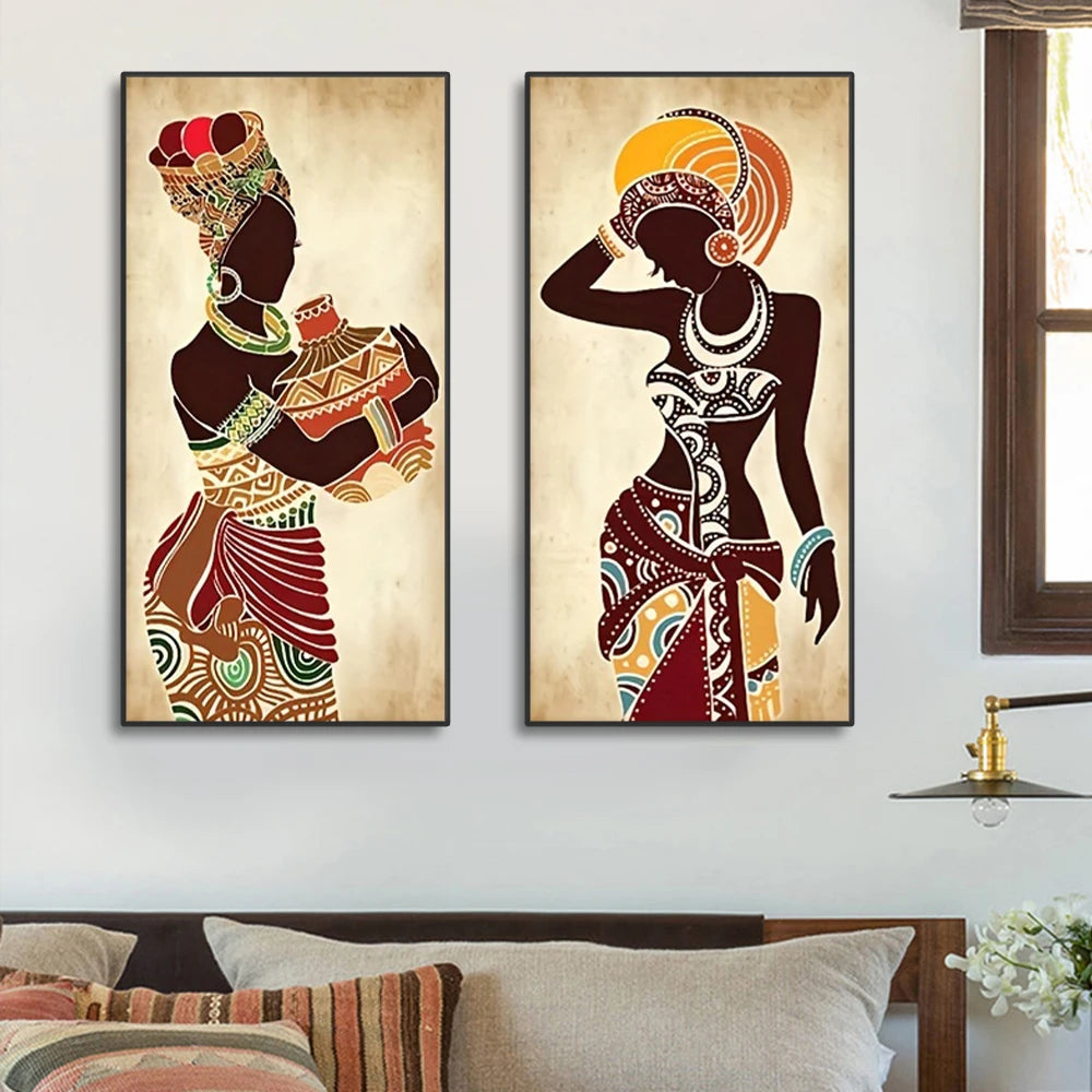 Tableau Moderne Art Africain