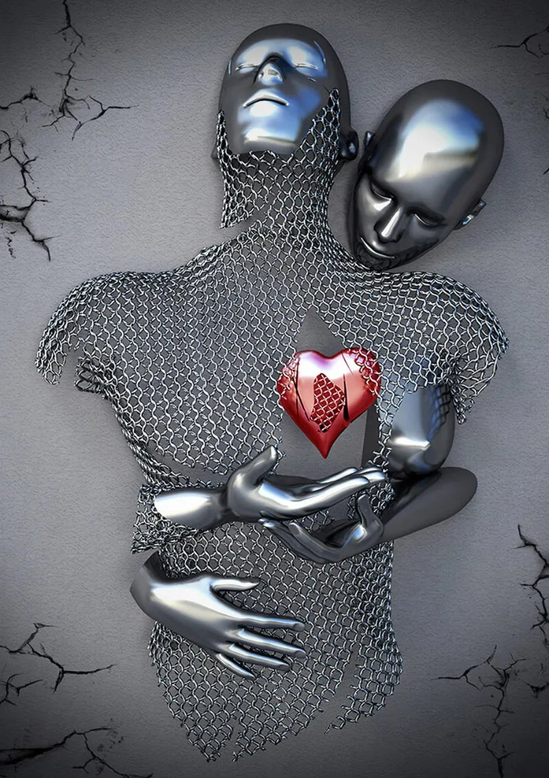 Tableau Moderne Couple