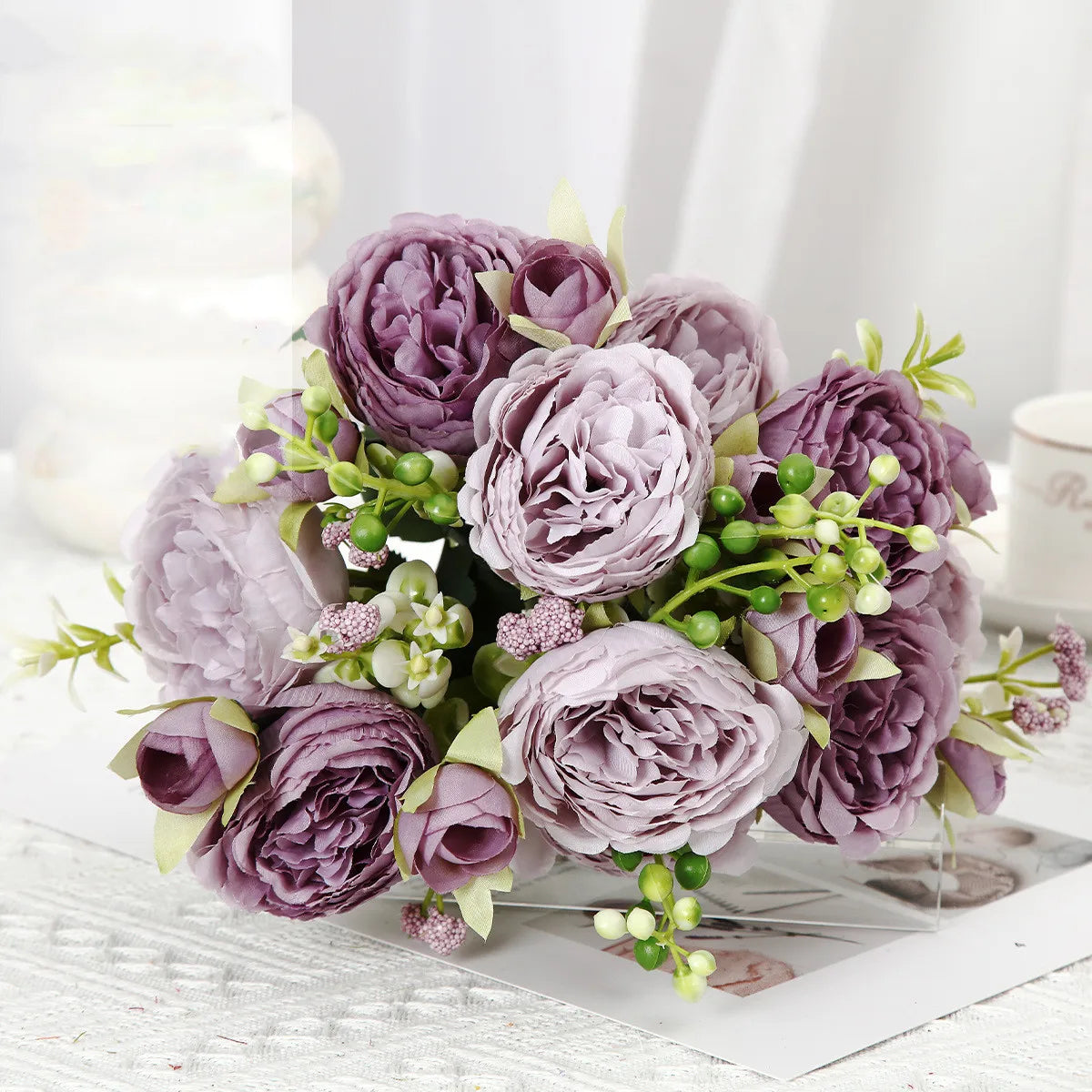 Fleur Artificielle Bouquet de Roses