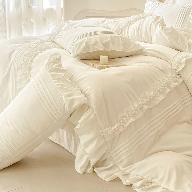 Parure de lit en Dentelle
