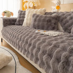 Housse de Canapé en Peluche Epaisse