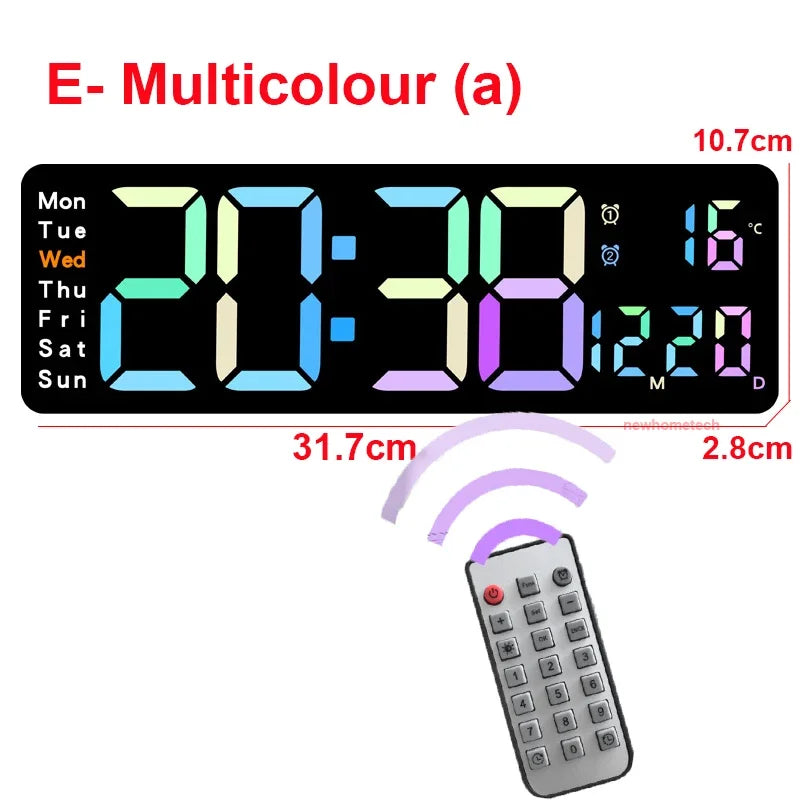 Horloge Murale numérique Led