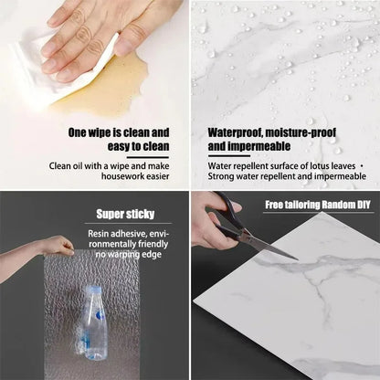 Autocollant Mural effet carrelage