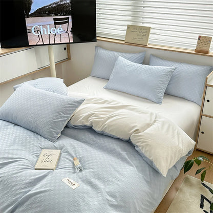 Parure Housse de Couette en Jacquard