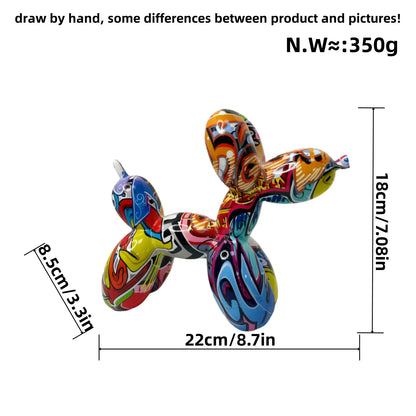 Figurine Chien Ballon Colorée