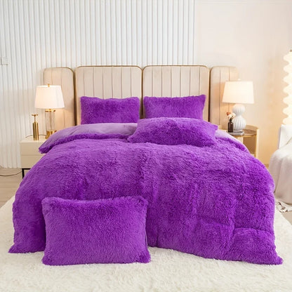 Housse de Couette Luxueuse en Peluche