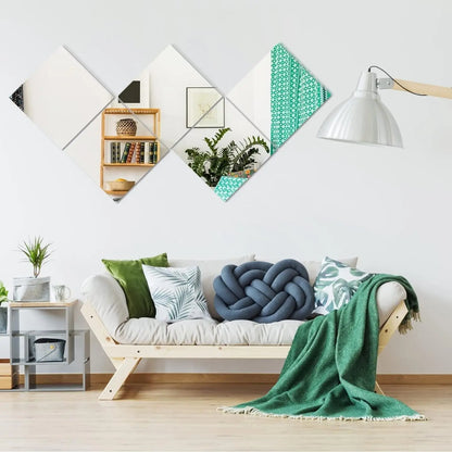 Miroir Décoratif Autocollant Carré