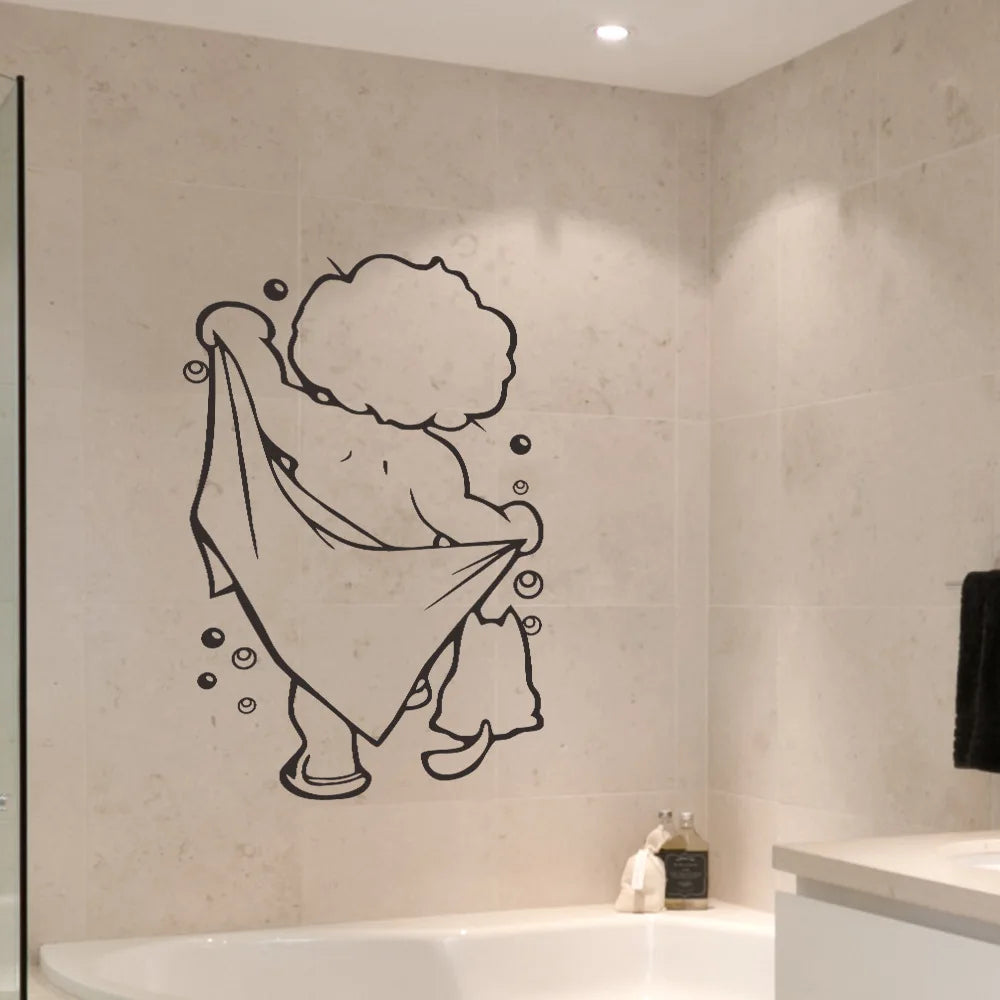Autocollant Mural Salle de Bain