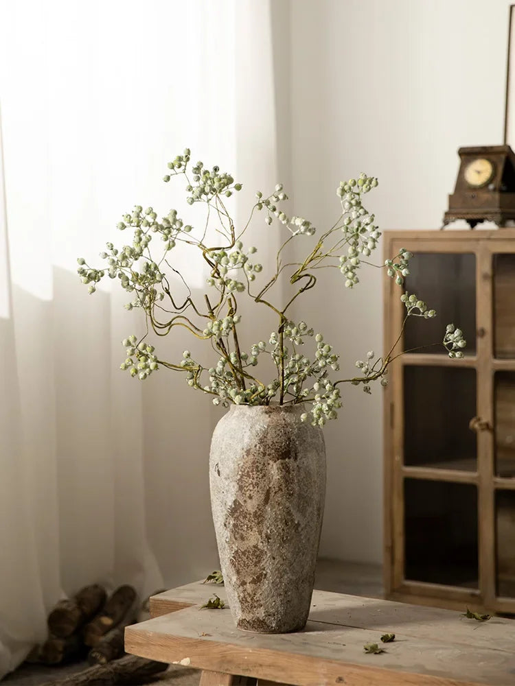 Vase en Céramique Tacheté
