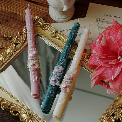 Bougie Romantique en Relief