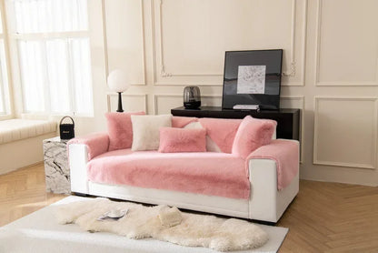 Housse  de Canapé en Peluche Lapin