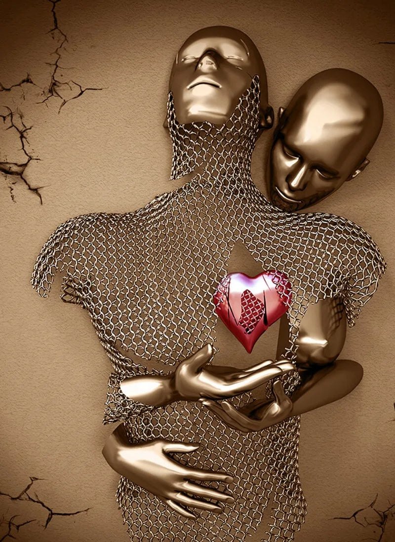 Tableau Moderne Couple