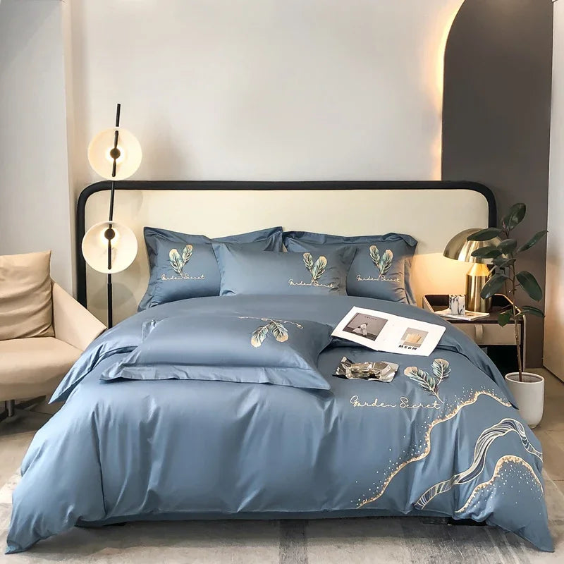 Parure de lit Brodée