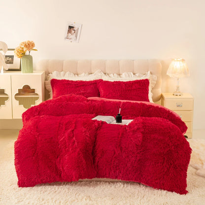 Housse de Couette Luxueuse en Peluche