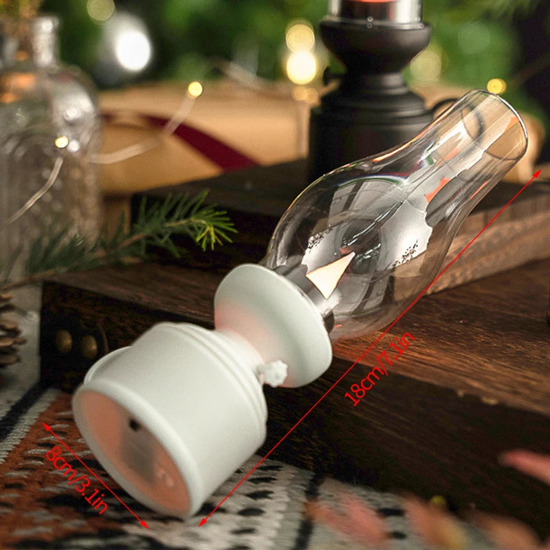 Lampe Bougie Rétro Sans Flamme Décoration Intérieure