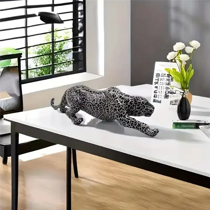 Sculpture Moderne Leopard en Résine