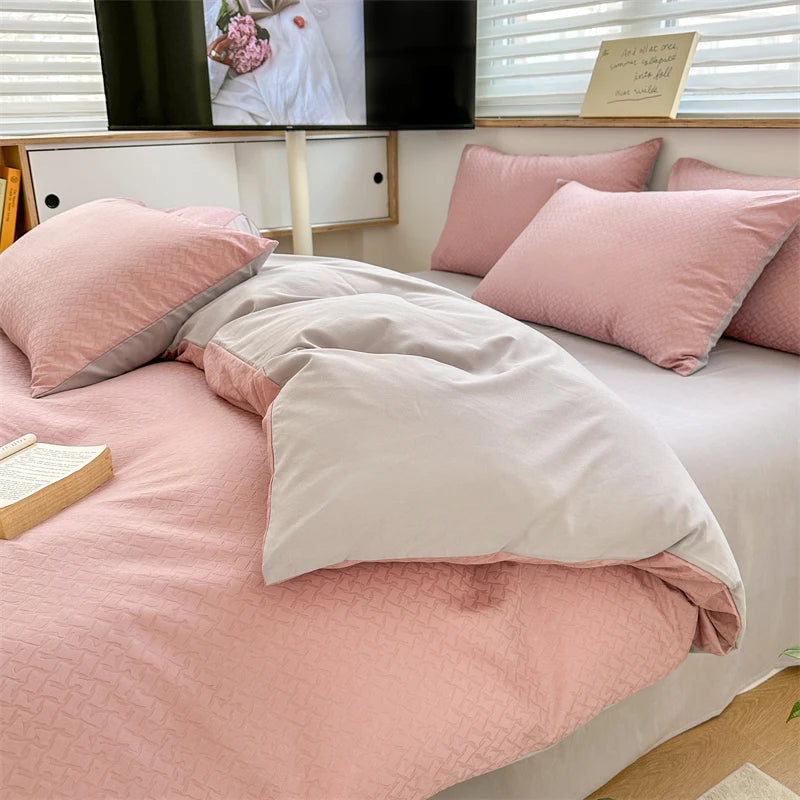 Parure Housse de Couette en Jacquard