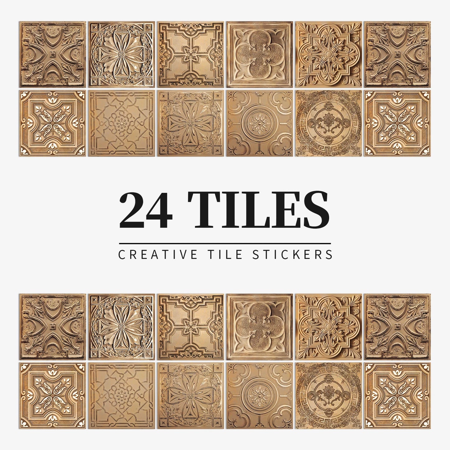 Autocollant Mural Effet carrelage