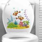 Autocollant Mural Plante WC