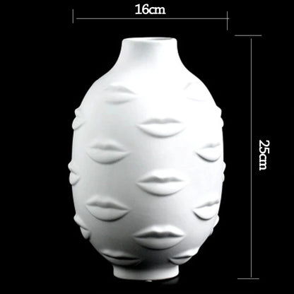 Vase en Poterie blanche 3D
