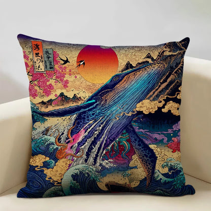 Housse de Coussin Japon