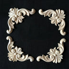 Applique Sculptée en Bois Autocollante