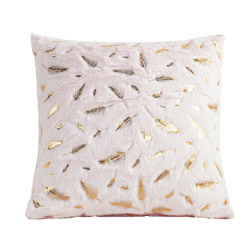 Housse de Coussin en Peluche