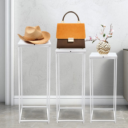 Etagère Support de Plante en métal 3 pièces