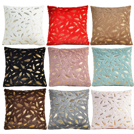 Housse de Coussin en Peluche