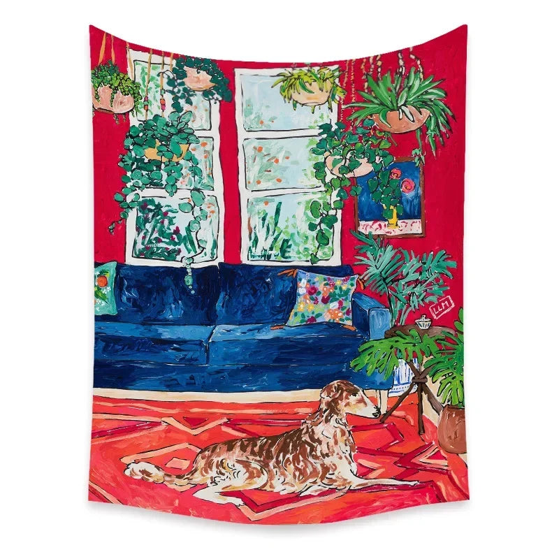 Tenture Murale Bohème