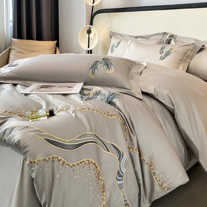 Parure de lit Brodée