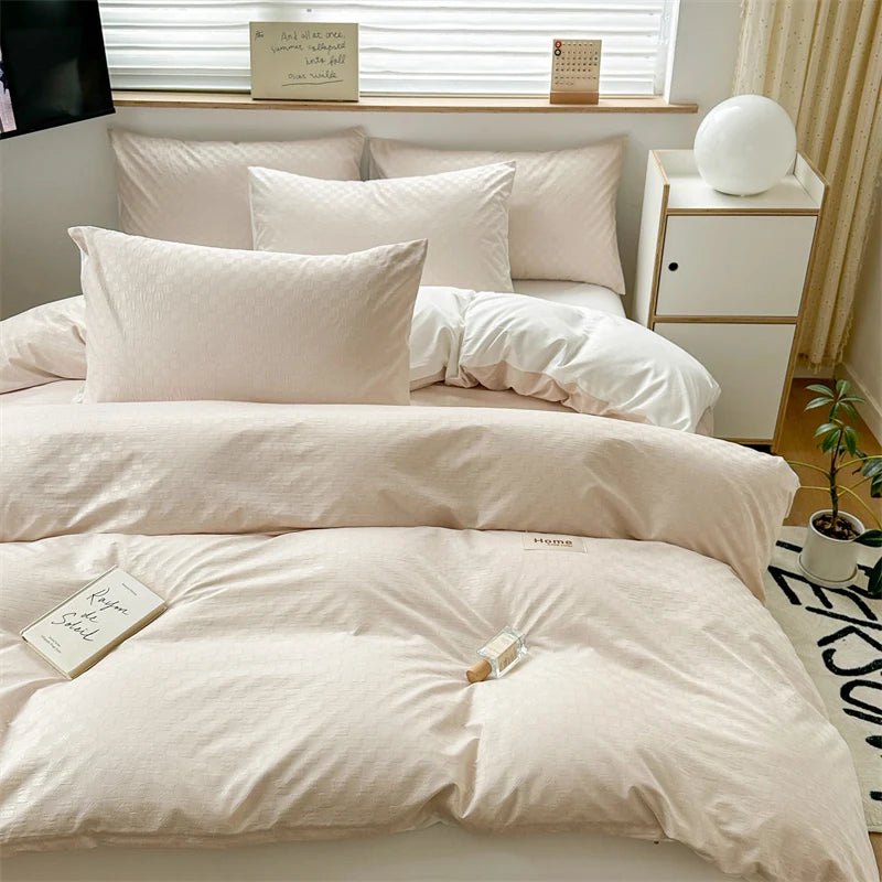 Parure Housse de Couette en Jacquard