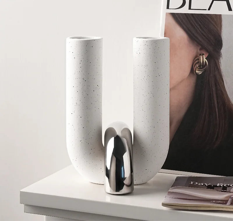 Vase en Céramique forme U