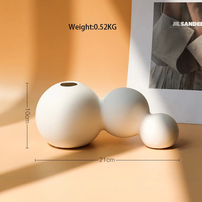 Vase Nordique Blanc