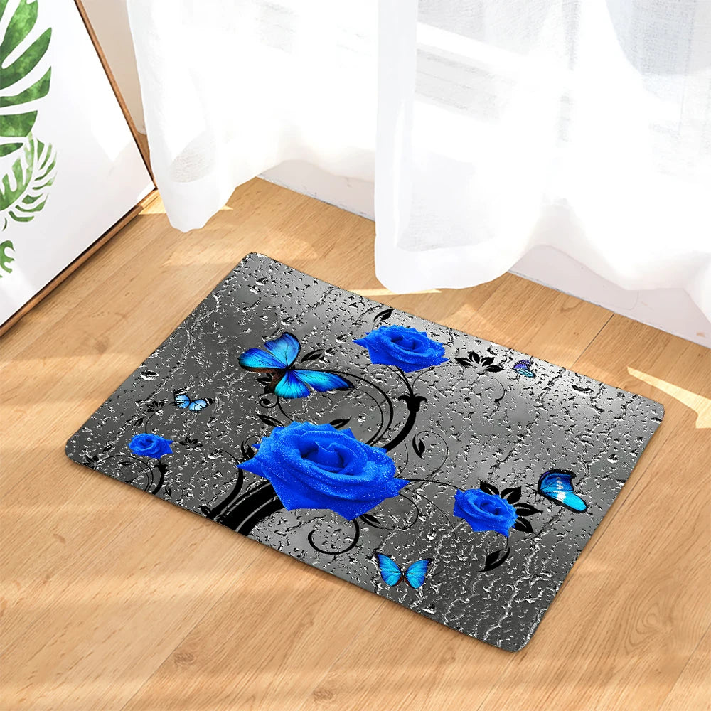 Rideau de Douche en Tissu Fleur