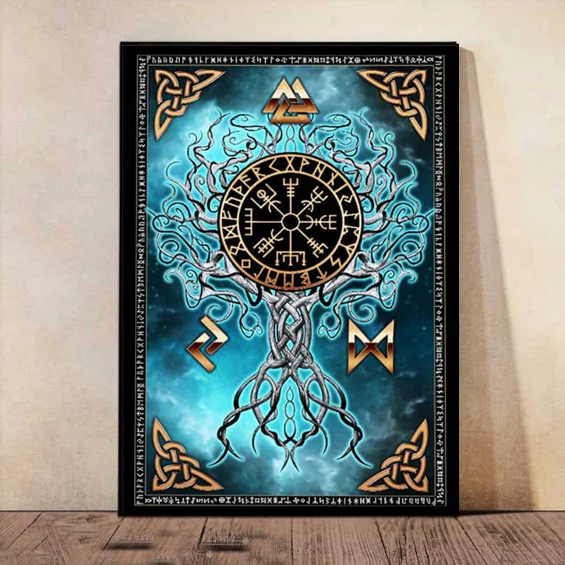 Tableau Moderne Art Arbre de Vie