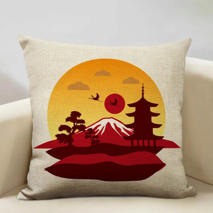 Housse de Coussin Japon