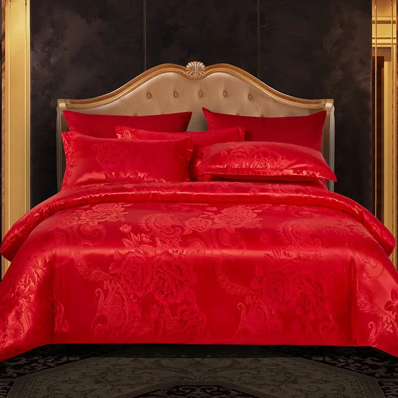Parure Housse de Couette en Satin